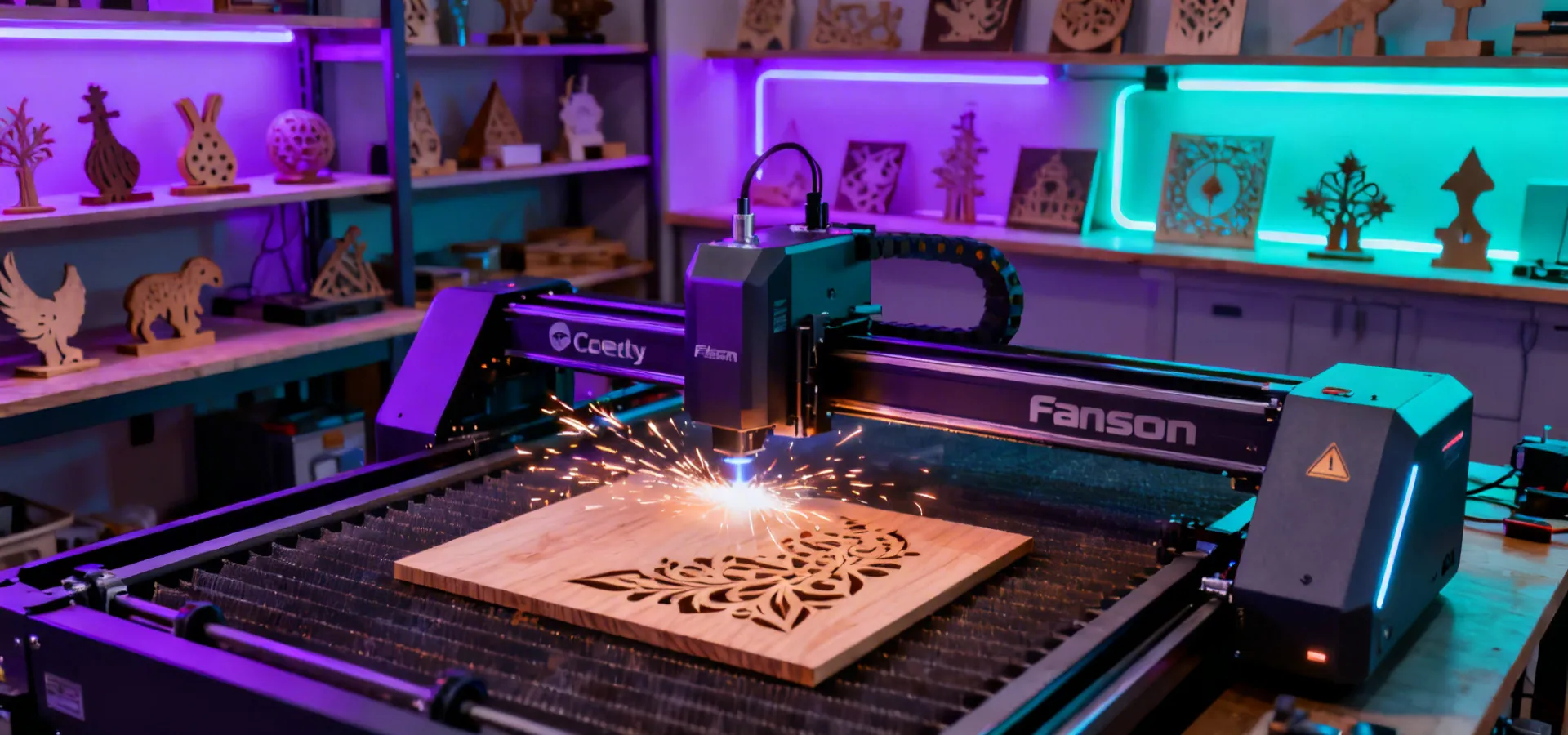 Creality Laser Engraver in Action